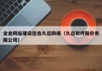 企业网站建设佳选久远网络（久远软件股份有限公司）